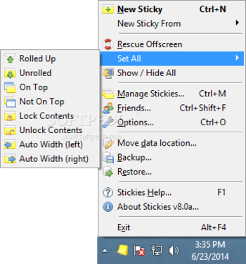 Portable Stickies screenshot 5