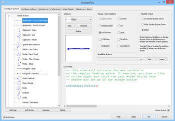 Portable StrokesPlus screenshot 2