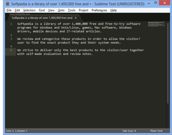 Portable Sublime Text screenshot