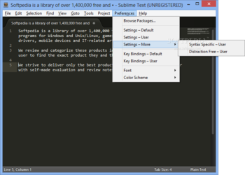 Portable Sublime Text screenshot 10