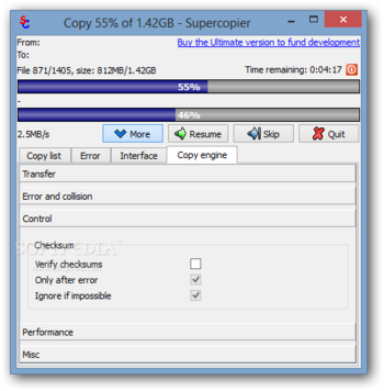 Portable Supercopier screenshot 6