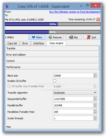 Portable Supercopier screenshot 7
