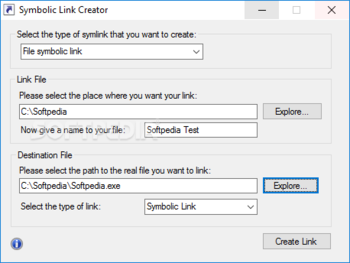 Portable Symbolic Link Creator screenshot