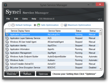 Portable Synei Service Manager screenshot