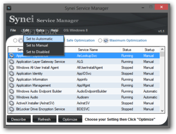 Portable Synei Service Manager screenshot 2