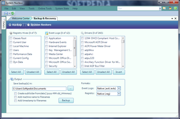 Portable System Nucleus screenshot 2