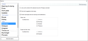 Portable TheSage English Dictionary and Thesaurus screenshot 17