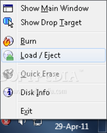 Portable Tiny Burner screenshot