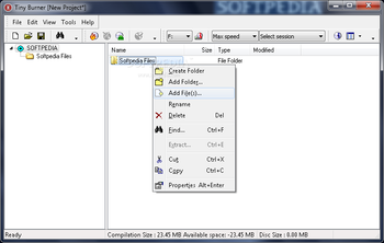 Portable Tiny Burner screenshot 2