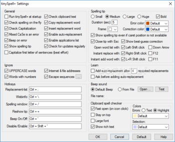 Portable tinySpell+ screenshot 6