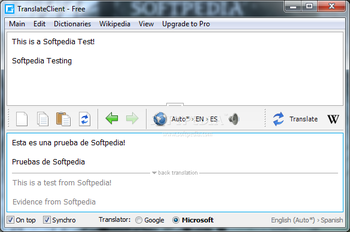 Portable TranslateClient screenshot 2