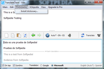 Portable TranslateClient screenshot 5