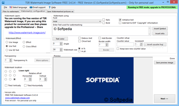 Portable TSR Watermark Image Software Free Version screenshot 2
