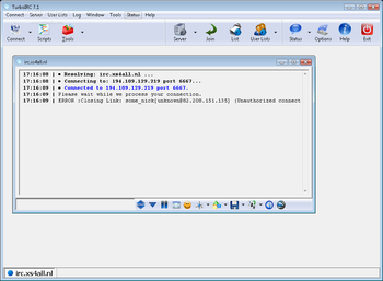 Portable TurboIRC screenshot