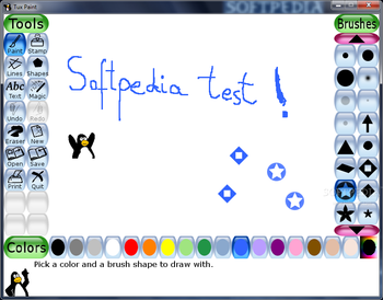Portable Tux Paint screenshot