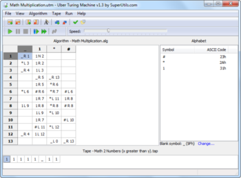 Portable Uber Turing Machine screenshot