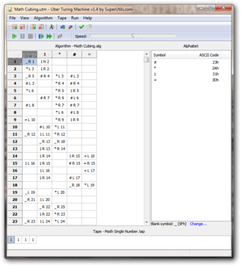 Portable Uber Turing Machine screenshot