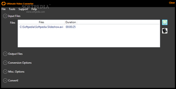 Portable Ultimate Video Converter screenshot