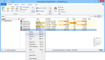 Portable UltimateZip screenshot