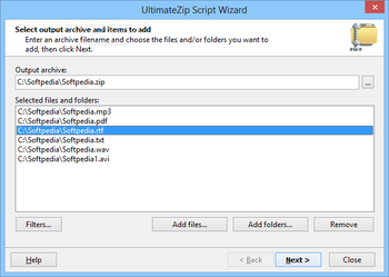 Portable UltimateZip screenshot 3