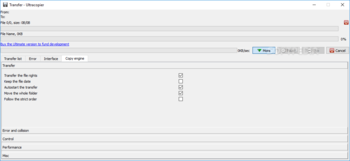 Portable Ultracopier screenshot 4