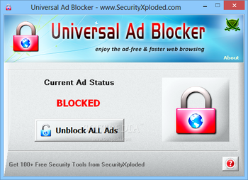 Portable Universal Ad Blocker screenshot