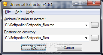 Portable Universal Extractor screenshot