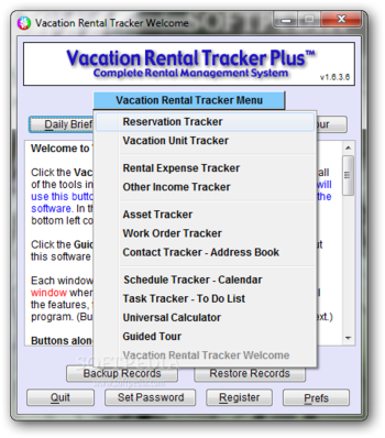 Portable Vacation Rental Tracker Plus screenshot 5