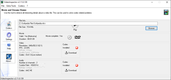Portable VideoInspector screenshot