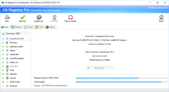 Portable Vit Registry Fix Professional screenshot