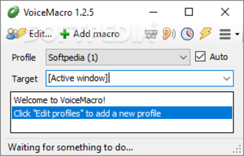 Portable VoiceMacro screenshot