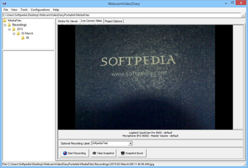 Portable WebcamVideoDiary screenshot