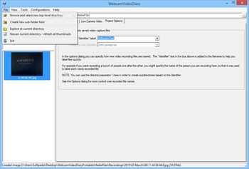 Portable WebcamVideoDiary screenshot 4
