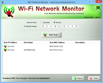 Portable WiFi Network Monitor screenshot