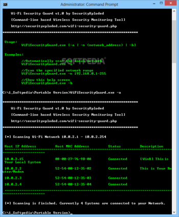 Portable WiFi Security Guard screenshot