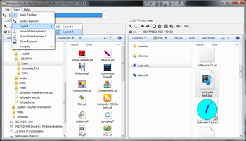 Portable Windows Double Explorer screenshot 2