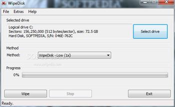 Portable WipeDisk screenshot