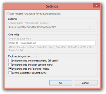 Portable WipeFile screenshot 2