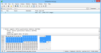 Portable Wireshark screenshot