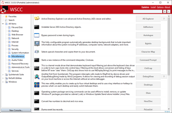 Portable WSCC - Windows System Control Center screenshot 7
