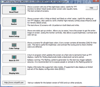 Portable WTY-DisplayDiag screenshot