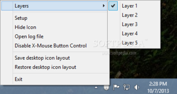 Portable X-Mouse Button Control screenshot