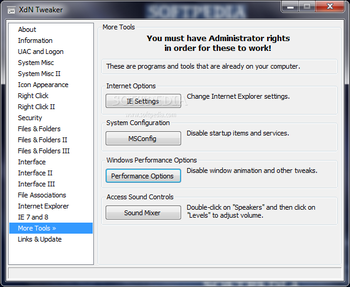 Portable XdN Tweaker screenshot 13