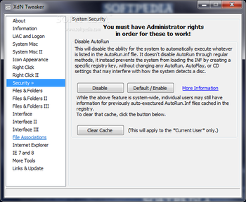 Portable XdN Tweaker screenshot 6