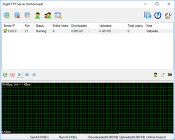 Portable Xlight FTP Server screenshot