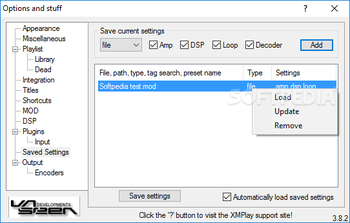 Portable XMPlay screenshot 18