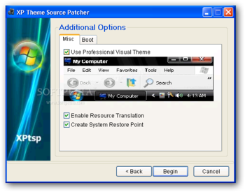 Portable XP Theme Source Patcher screenshot 5
