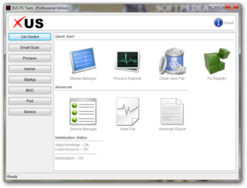 Portable XUS PC Tools Professional Edition screenshot