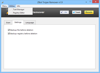 Portable ZBot Trojan Remover screenshot 2