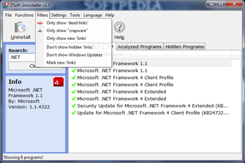 Portable ZSoft Uninstaller screenshot 3